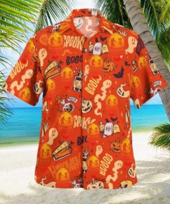 Disc Golf Halloween Skull Hawaiian Shirt