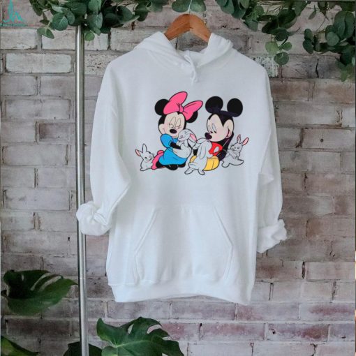 Disney Easter Mickey Minnie Bunny shirgt