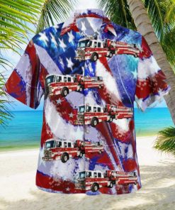 District Heights Maryland District Heights Career Fire Station 26 4th Of July Hawaiian Shirt