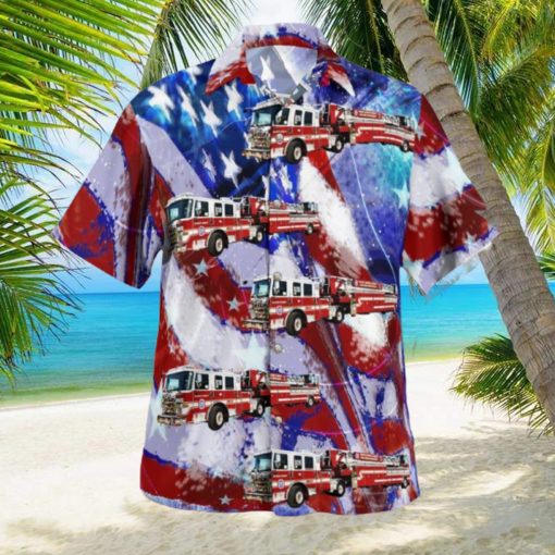 District Heights Maryland District Heights Career Fire Station 26 4th Of July Hawaiian Shirt