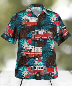 District of Columbia Fire and Emergency Medical Services Department Engine 15Rescue Squad 3Ambulance 15 (Anacostia) Hawaiian Shirt