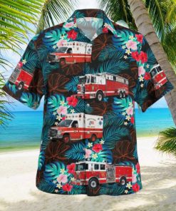 District of Columbia Fire and Emergency Medical Services Department Engine 15Rescue Squad 3Ambulance 15 (Anacostia) Hawaiian Shirt