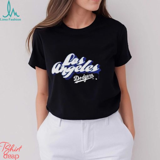 Dodgers Merch Los Angeles Dodgers Fanatics Branded Black Graffiti Shirt