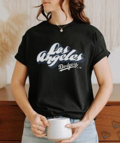 Dodgers Merch Los Angeles Dodgers Fanatics Branded Black Graffiti T Shirt