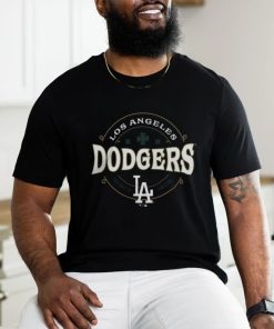 Dodgers Merch Los Angeles Dodgers Fanatics Branded Black St. Patrick's Day Lucky T Shirt
