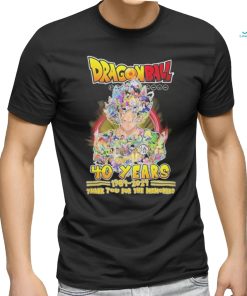 Dragon Ball Son Goku 40 Years Thank You For The Memories Shirt