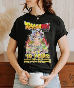 Dragon Ball Son Goku 40 Years Thank You For The Memories Shirt