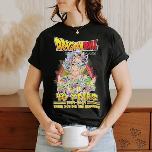 Dragon Ball Son Goku 40 Years Thank You For The Memories Shirt