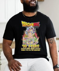 Dragon Ball Son Goku 40 Years Thank You For The Memories Shirt