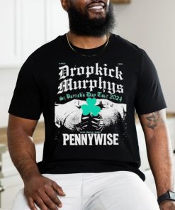 Dropkick Murphys ft Pennywise 2024 US St Patrick’s Day Tour T Shirt