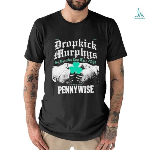 Dropkick Murphys ft Pennywise 2024 US St Patrick’s Day Tour T Shirt