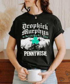 Dropkick Murphys ft Pennywise 2024 US St Patrick’s Day Tour T Shirt