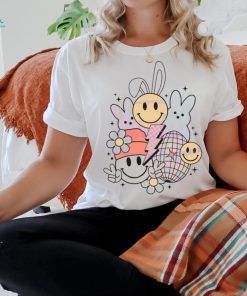 Easter Bunny Disco Ball Lightning Bolt shirt