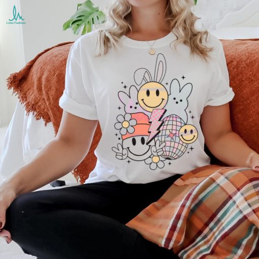 Easter Bunny Disco Ball Lightning Bolt shirt