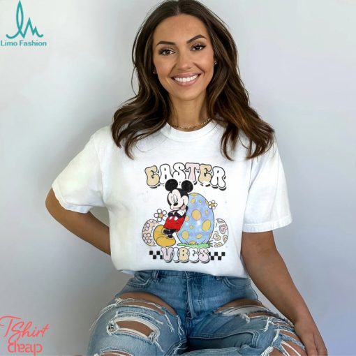 Easter Vibes Magical Castle Mickey Shirt