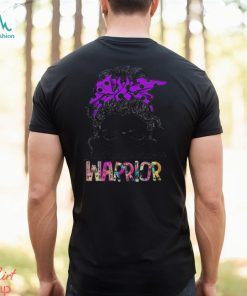 Eating disorders warrior messy bun shirt