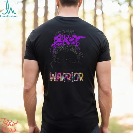 Eating disorders warrior messy bun shirt