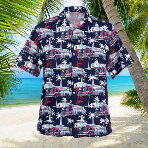 Edmonton Fire Rescue Services Alberta Canada. Hawaiian Shirt