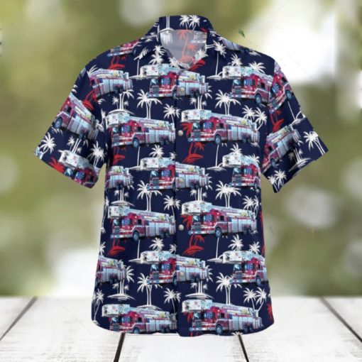 Edmonton Fire Rescue Services Alberta Canada. Hawaiian Shirt