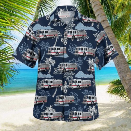 Elizabeth New Jersey Elizabeth Fire Department Hazmat 1 Hawaiian Shirt