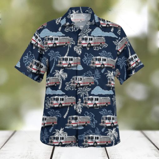 Elizabeth New Jersey Elizabeth Fire Department Hazmat 1 Hawaiian Shirt