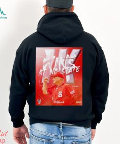 Elliott Avent 1000 wins at NC State poster shirt