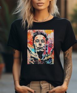 Elon Musk Nobel Peace Prize Garment Dyed T Shirt