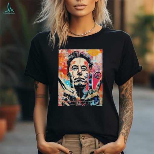 Elon Musk Nobel Peace Prize Garment Dyed T Shirt