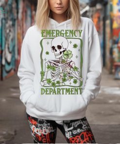Emergency Department St Patricks Day Skeleton Shirt