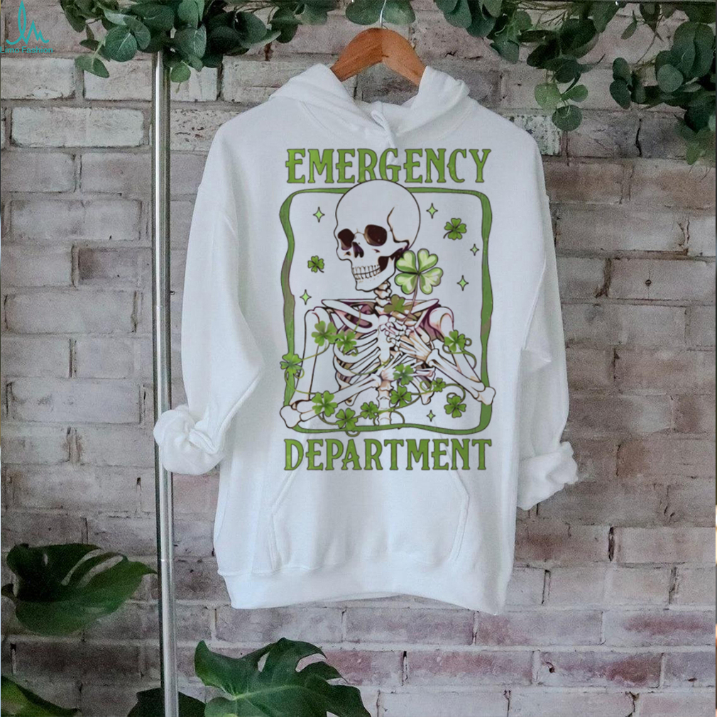 Emergency Department St Patricks Day Skeleton Shirt Emergency Department St Patricks Day Skeleton Shirt