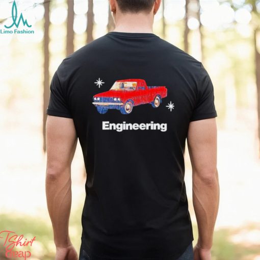 Engineering red car shirt