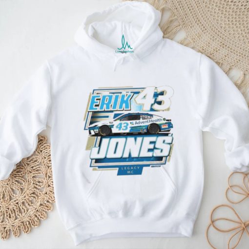 Erik Jones LEGACY Motor Club Team Collection Heather Gray AdventHealth Rival 2024 Shirt