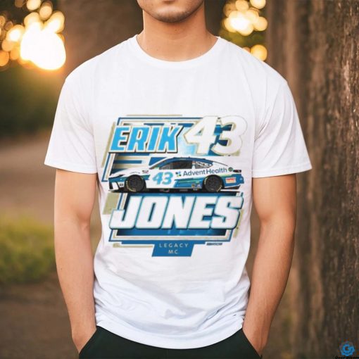 Erik Jones LEGACY Motor Club Team Collection Heather Gray AdventHealth Rival 2024 Shirt