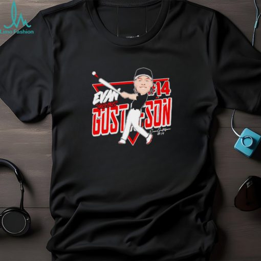 Evan Gustafson Gus Bus 14 Oregon State Beavers signature shirt