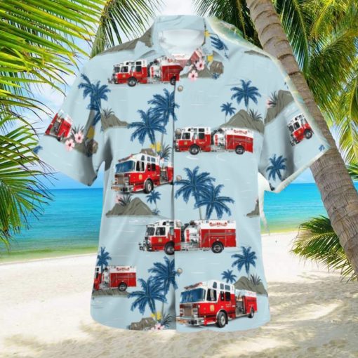 Fair Lawn Fire Company #3 Fair Lawn New Jersey Hawaiian Shirt