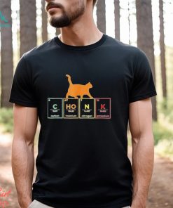 Fat Cat Chonk Scale Chonky Meme Cat shirt