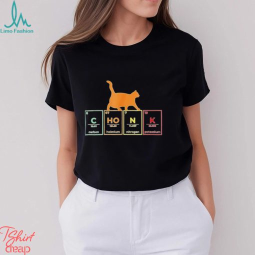 Fat Cat Chonk Scale Chonky Meme Cat shirt