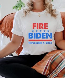 Fire Biden Elect Trump President 2024 Republican Patriot shirt