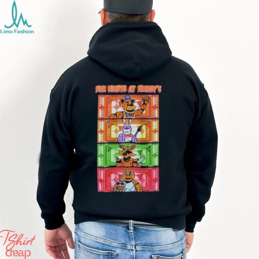 Five Nights At Freddy’s Stained Glass Characters Shirt