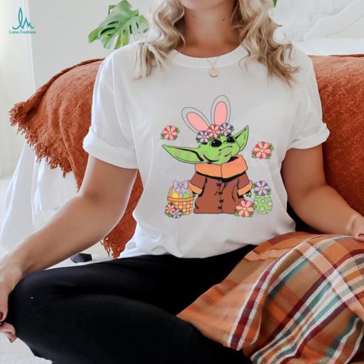 Floral Baby Yoda Easter Eggs shirt