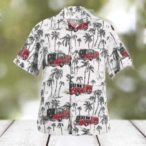 Floral Park New York Bellerose Terrace Fire Department Hawaiian Shirt