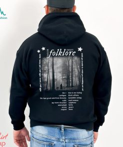 Folklore Tracklist Shirt The Eras Tour 2023 Rock Music Tshirt