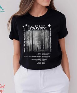Folklore Tracklist Shirt The Eras Tour 2023 Rock Music Tshirt, hoodie, sweater, long sleeve and tank top Folklore Tracklist Shirt The Eras Tour 2023 Rock Music Tshirt