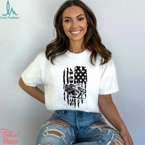 Football Player 49ers Flag Shirt