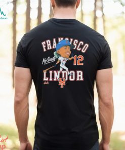 Francisco Lindor New York Mets caricature shirt