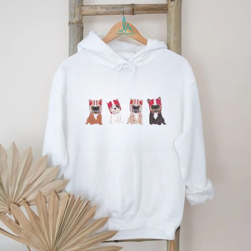 Funny 49ers Football Dog Helmet Shirt