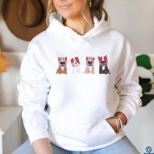Funny 49ers Football Dog Helmet Shirt