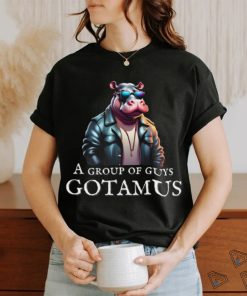 Funny A Group Of Guys Gotamus Hippo Tee Trending Video T shirt