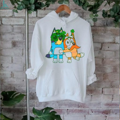 Funny St Patricks Day Bluey And Bingo shirt