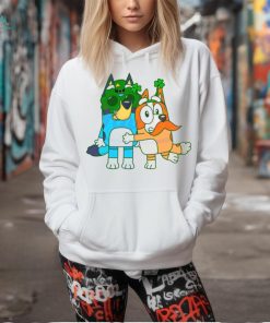 Funny St Patricks Day Bluey And Bingo shirt